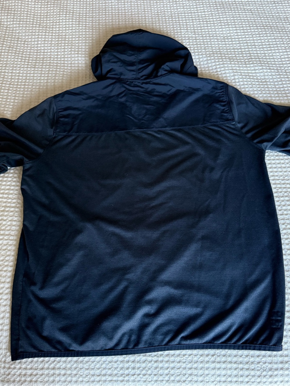 Like New Mens Vuori Sunday Element Jacket Navy Hooded Lightweight Zip Jacket - Picture 10 of 10